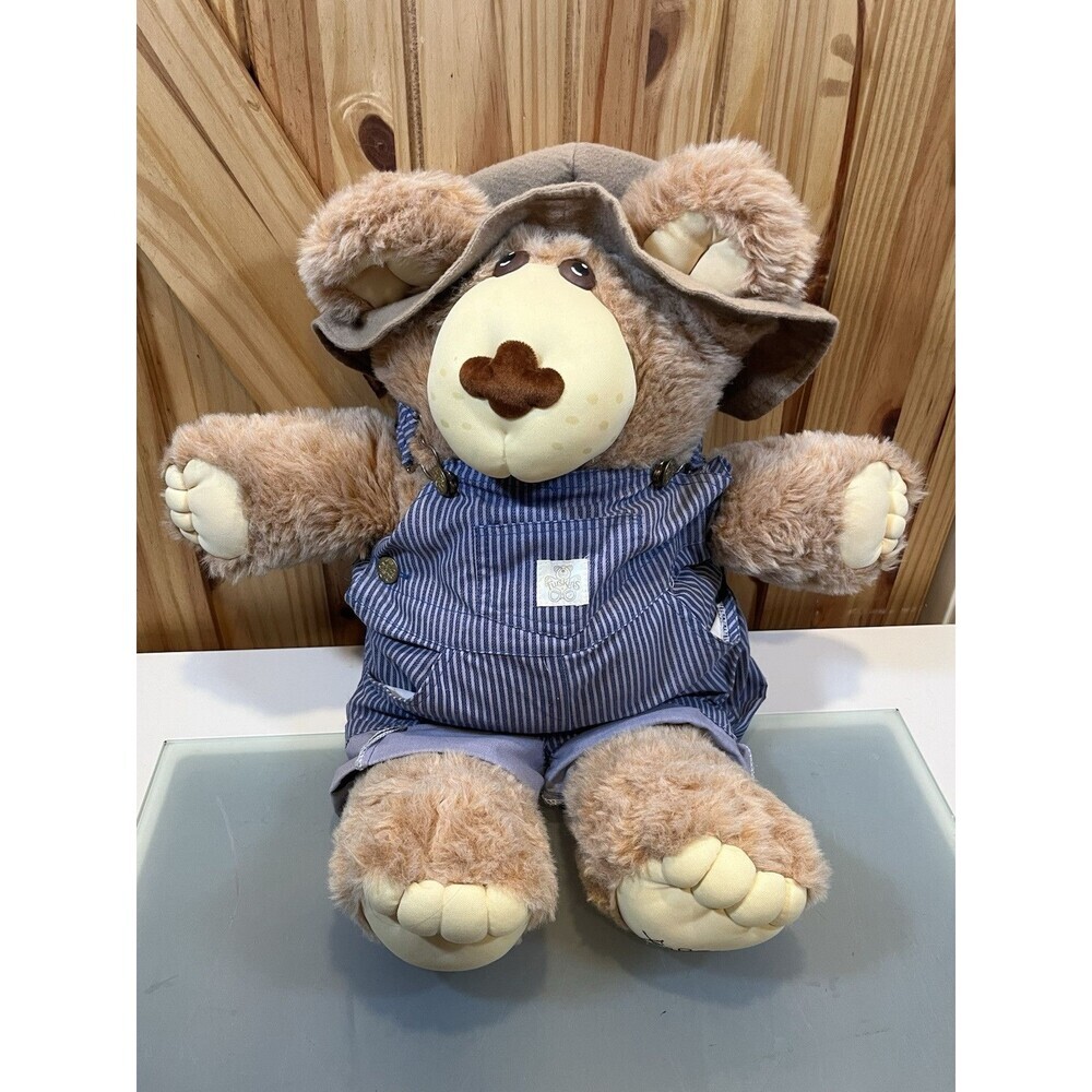 Vintage 1986 Furskins 24" Large Dudley Plush Teddy Bear Xavier Roberts